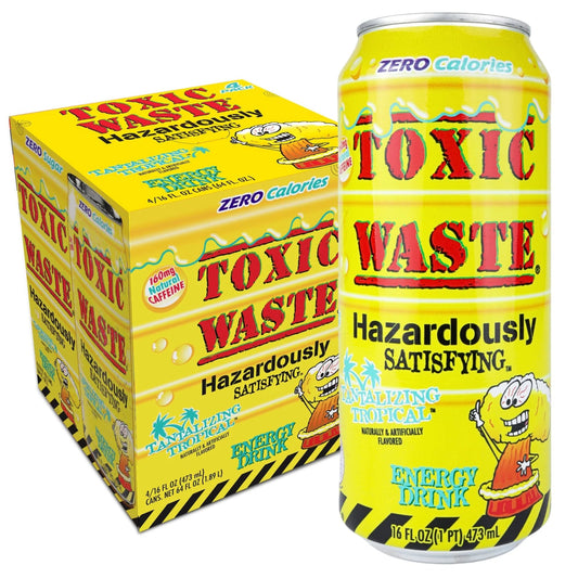 Toxic Waste Energy Drink Tropical 16oz (Best Before Feb 28 2026)