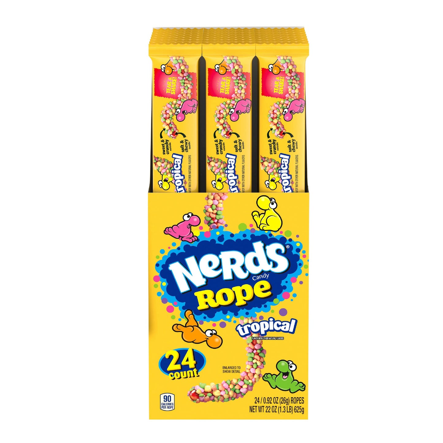 Wonka Nerds Ropes Tropical