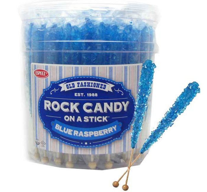 Rock Candy Jar Cotton Blue Raspberry