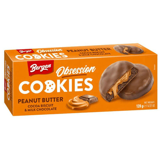 Bergen Obsession Cookies Peanut Butter 128g