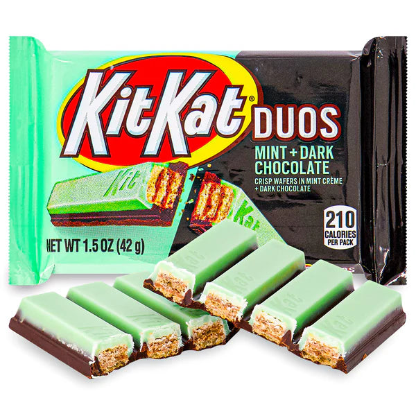 KIT KAT Duos Dark Chocolate Mint Standard Bar 1.5 oz