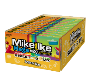 Mike & Ike Theater Box LE Mega Mix Sweet Or Sour 4.25oz