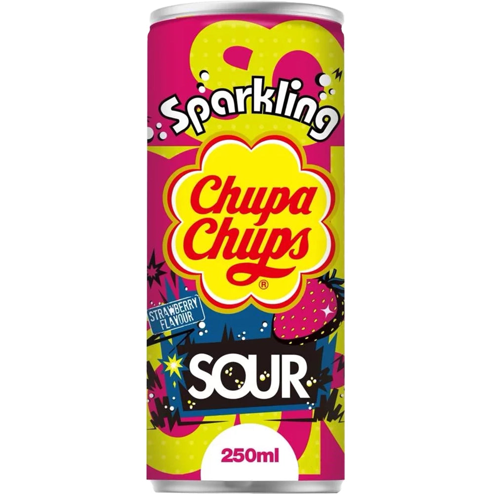 Chupa Chups Sour Strawberry 250ml