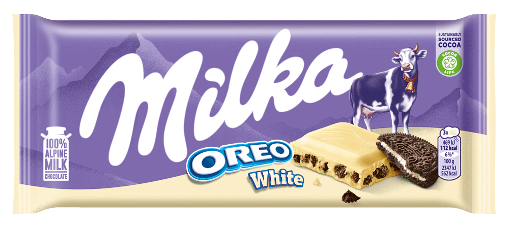 Milka Oreo White 100g x 22