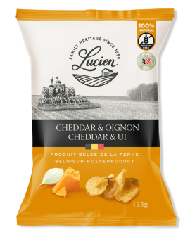 Lucien Cheddar & Onion 125g x 10