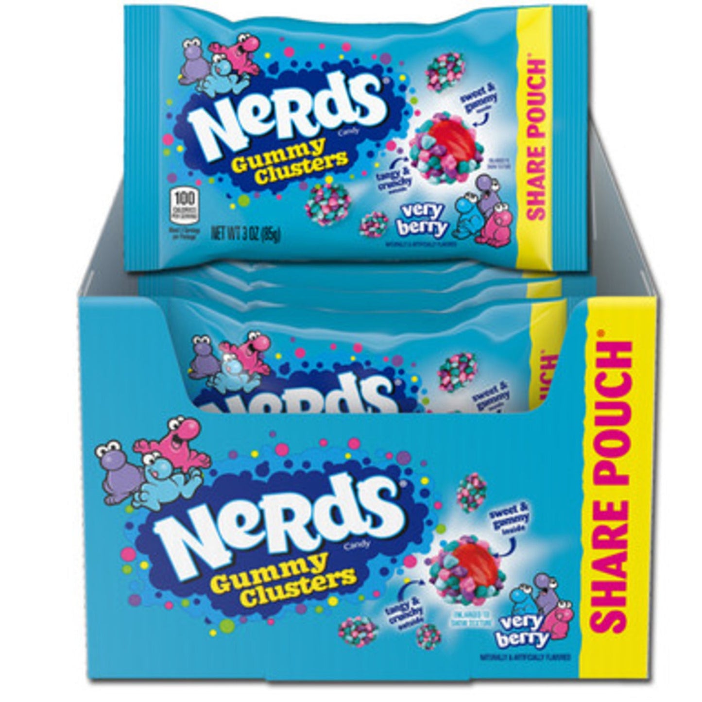 Nerds Gummy Clusters Very Berry 3oz