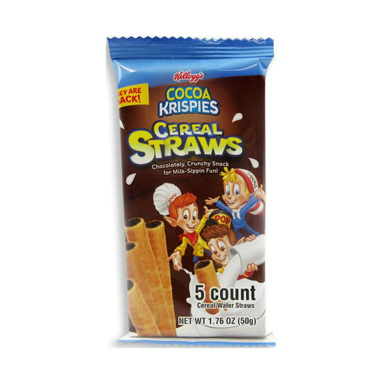 KELLOGS COCOA KRISPIES CEREAL STRAWS