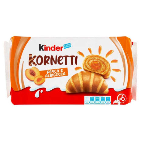 Kinder Kornetti abricot Pack of 6 (Gr.252)