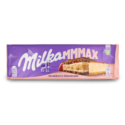 Milka MMMAX Strawberry Cheesecake 300g x 12