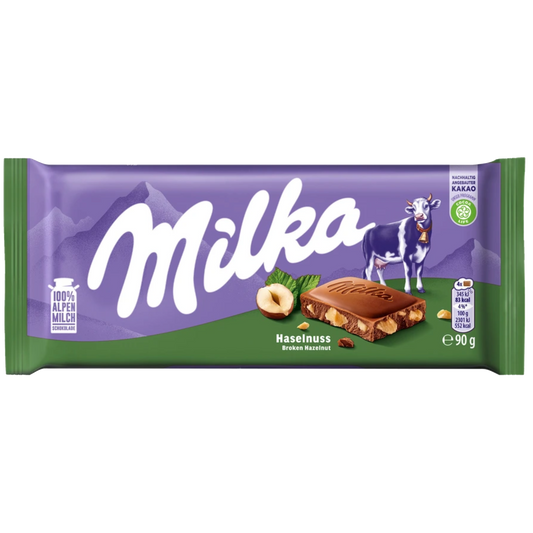Milka Hazelnut 90g.