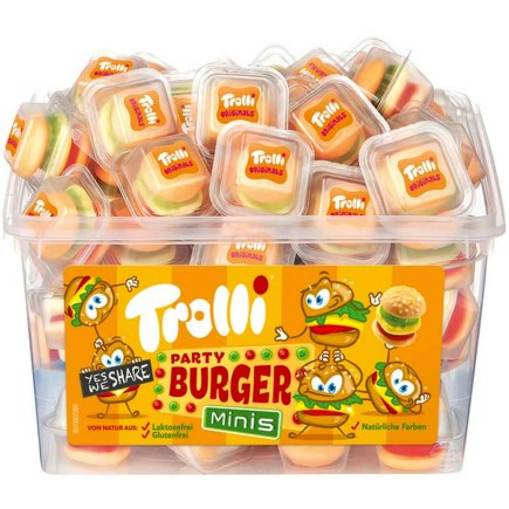 Trolli Party Burger Minis 60 pcs