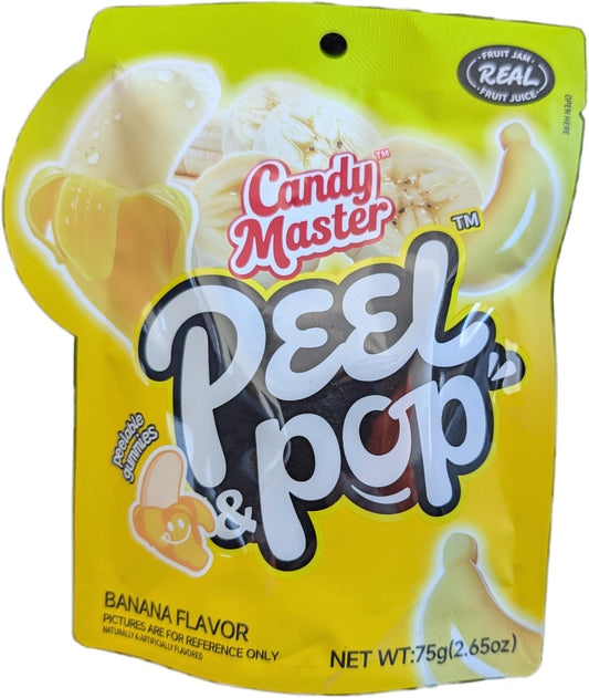Candy Master Peel & Pop Banana 75g x 12