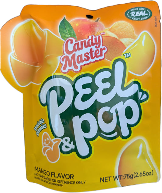 Candy Master Peel & Pop Mango 75g x 12