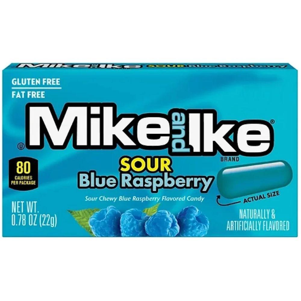 Mike & Ike Theater Box Sour Blue Raspberry 120 g x 12