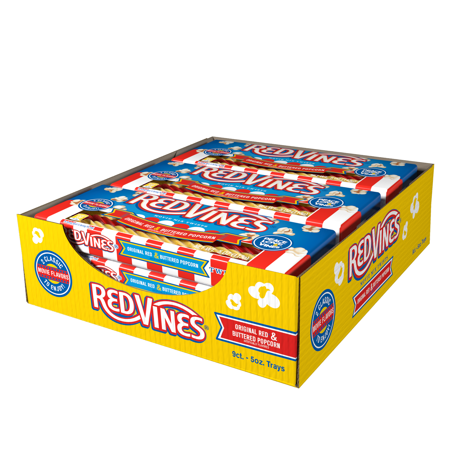 Red Vines Buttered Popcorn & Original Red Twists 5oz