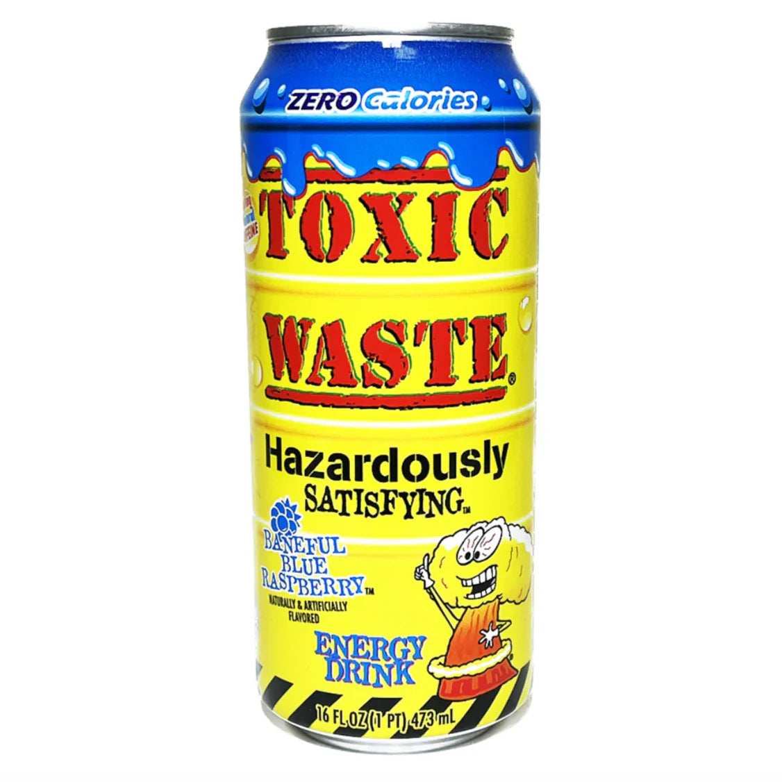 Toxic Waste Energy Drink Blue Rasp 16oz