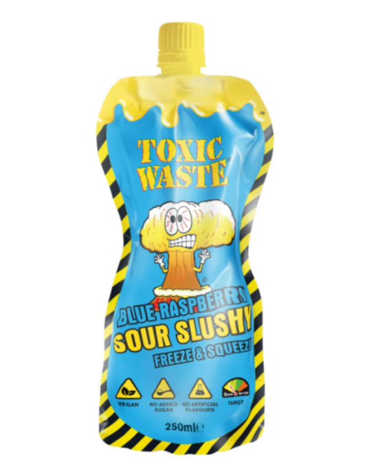 Toxic Waste Blue Raspberry Pouch 250ml