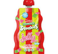 Swizzels Apple & Cherry Squashies Jelly Pouch 80g