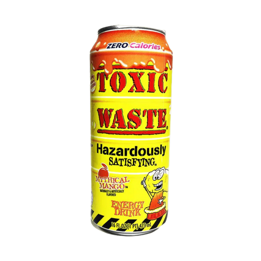 Toxic Waste Energy Drink Mango 16oz (Best Before Feb 28 2026)