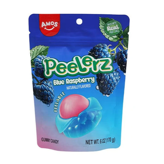 Amos Peelerz Blue Raspberry 170g x 12