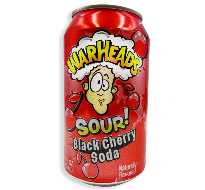 Warheads Soda Black Cherry 355ml