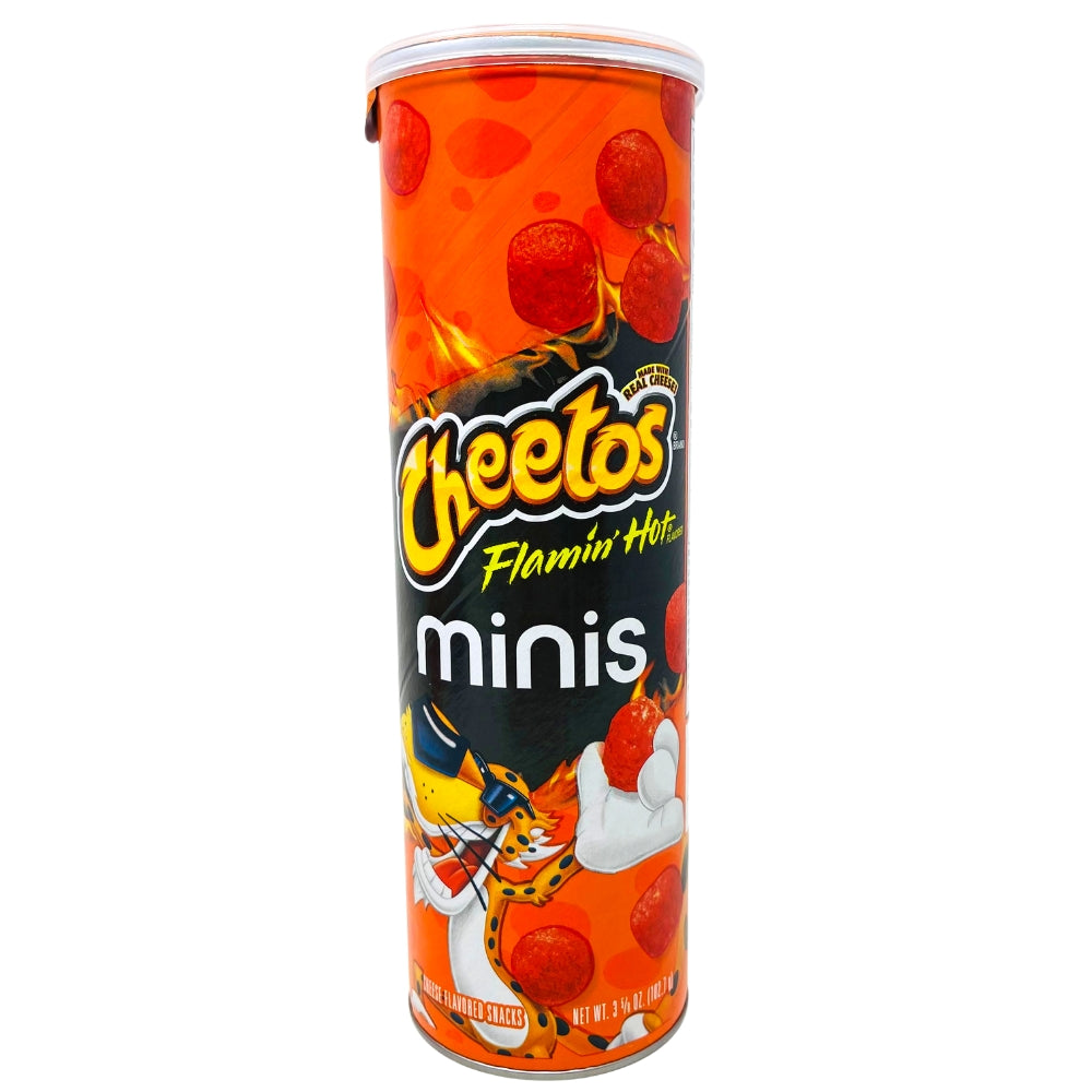 FritoLay Take Home Canisters Cheetos Flam Hot Minis 3.625oz