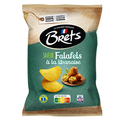 Chips Brets ondulées falafels