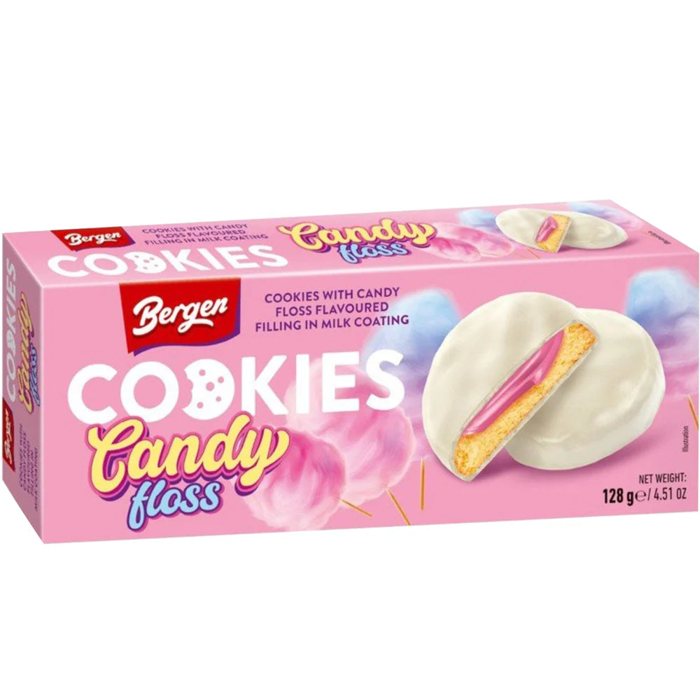 Bergen Cookies Candy Floss 128g
