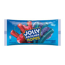 Jolly Rancher Ropes  Blue Raspberry & Cherry 10oz