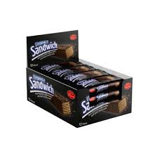 Elegance Sandwich Chocolate Coated Wafer With Dark Cocoa Cream 50g