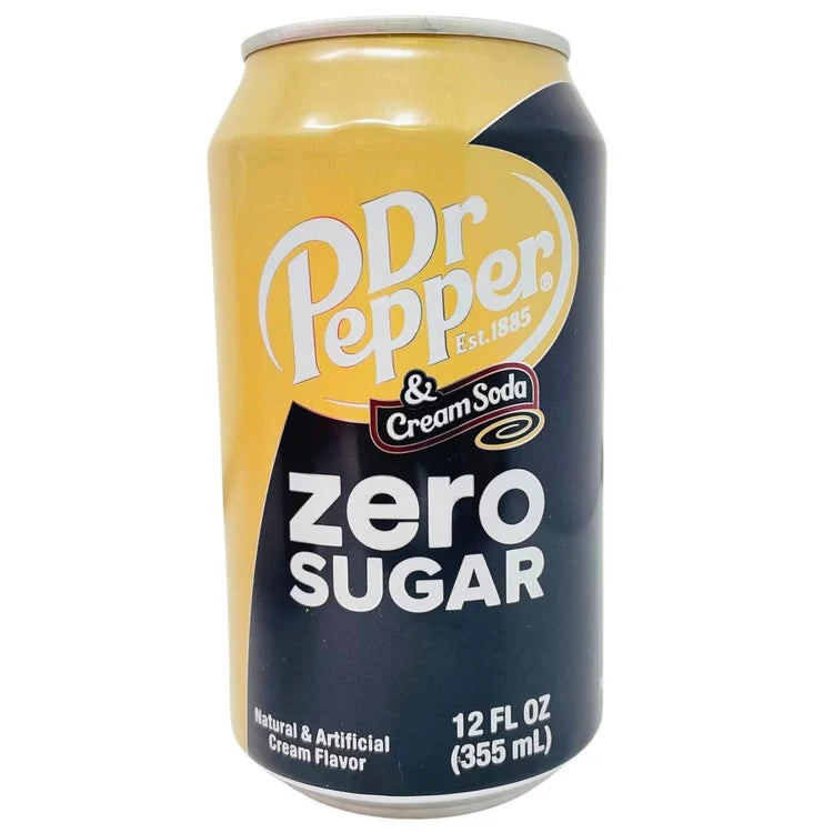 Dr Pepper Zero Cream Soda 355ml