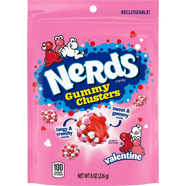 Nerds Valentine's Gummy Clusters 8oz