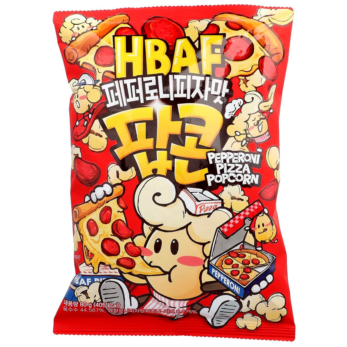 HBAF Pepperoni Pizza Popcorn 80g