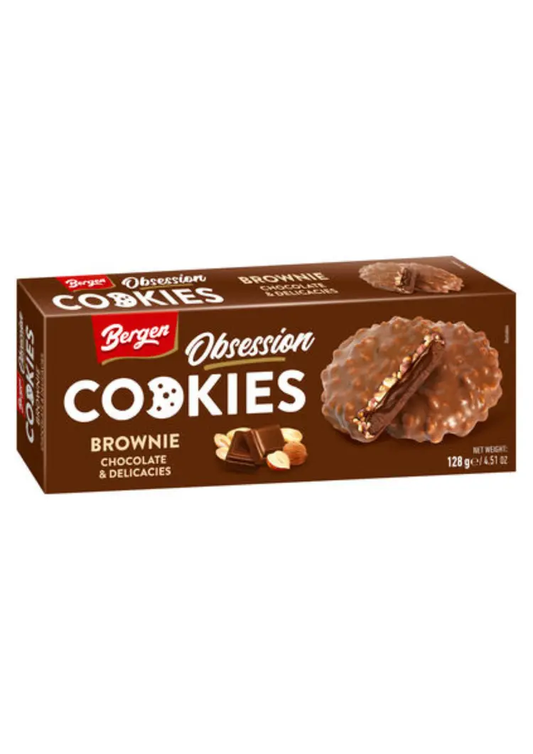 Bergen Obsession Brownie 128g x 18