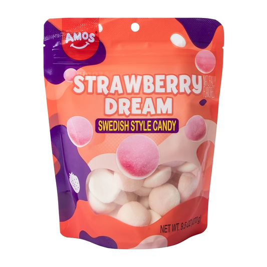 Amos Swedish Peg/Sub Strawberry Dream 270 g x 12