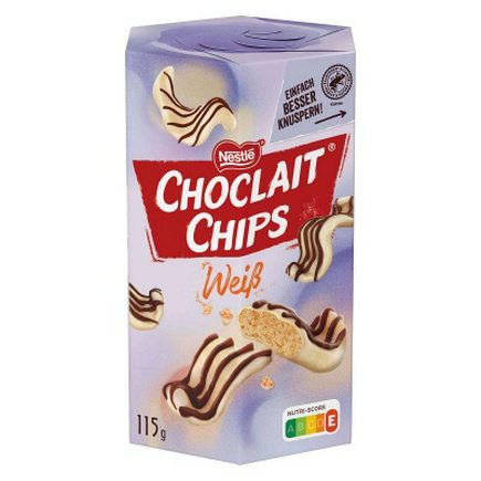 Nestle Choclait Chips White 115g