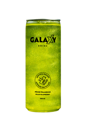 Galaxy Drink Peach and Raspberry (Yellow) 330ml 18/CT