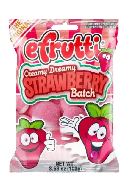 efrutti Creamy Dreamy Strawberries 3.5oz