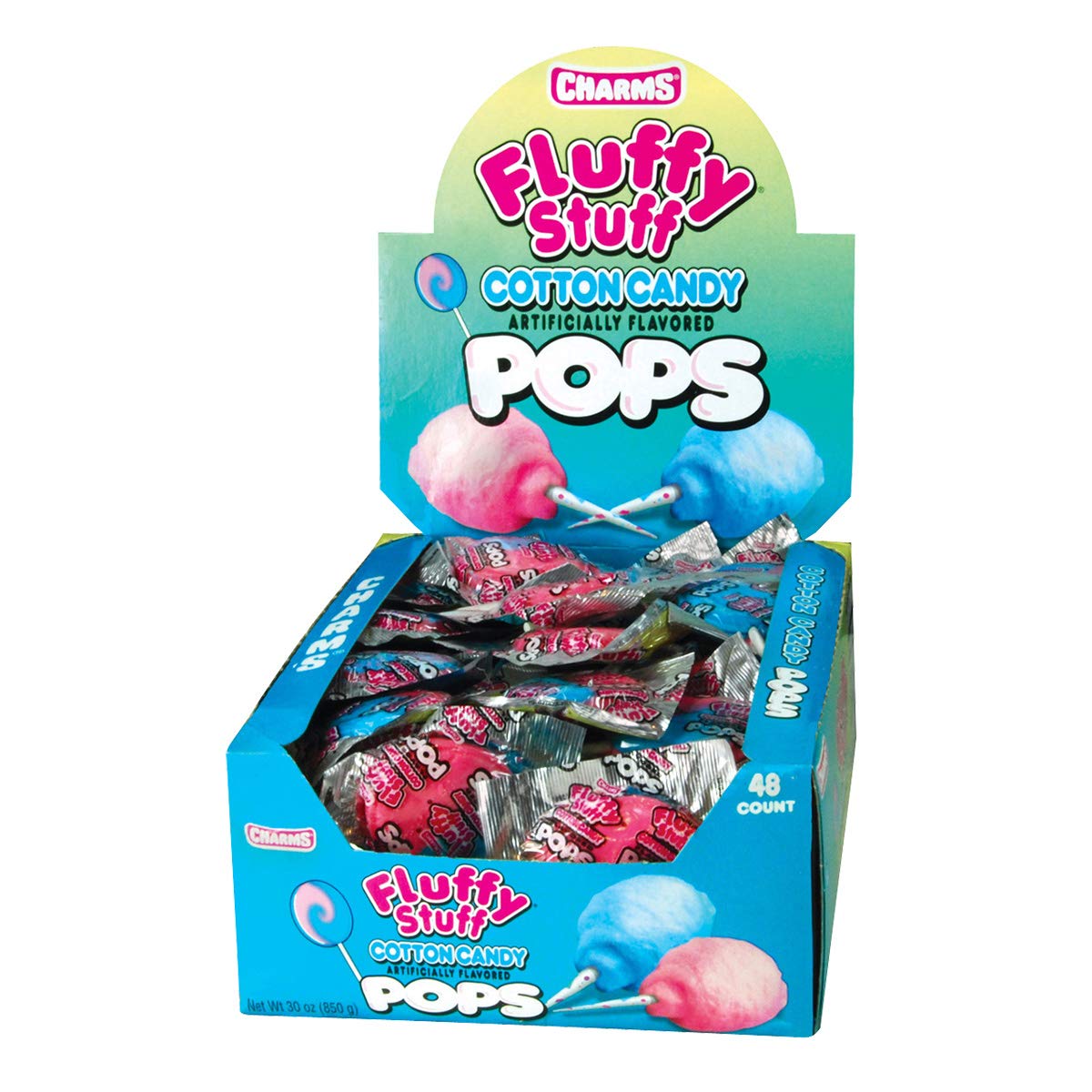 Charms Super Blow Pop Cotton Candy