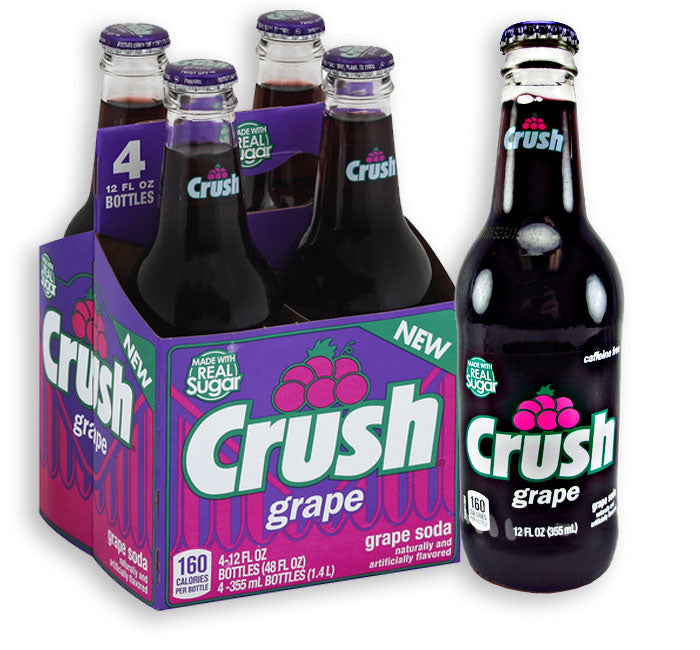 Crush Grape Soda with Real Cane Sugar