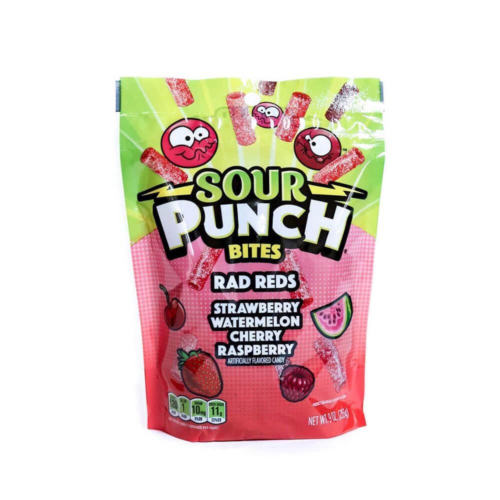 Sour Punch Rad Reds Bites Peg 5oz