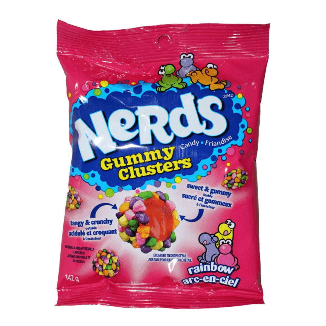 Nerds Gummy Clusters Peg Bag 142g