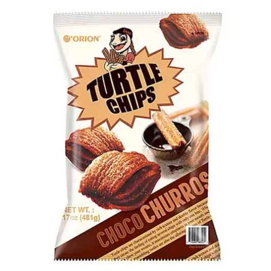 Orion Turtle Chips Choco Churros 160g