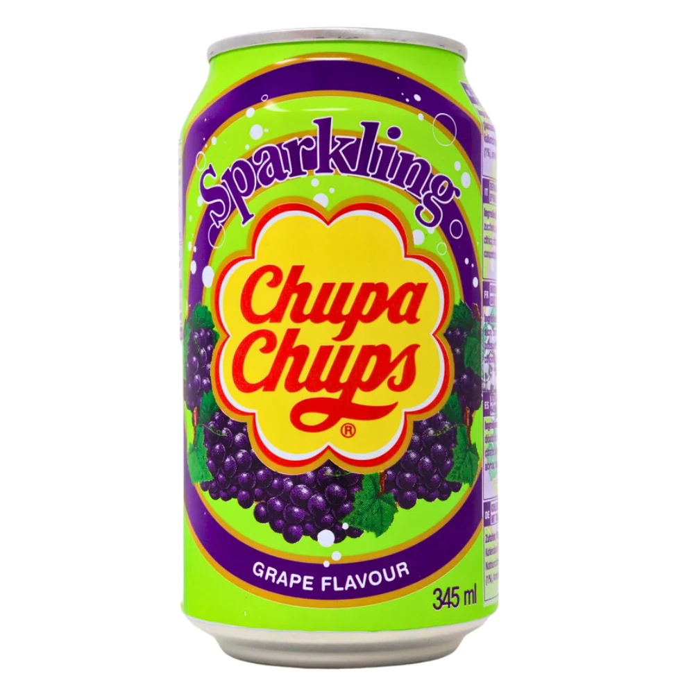 Chupa Chups Sparkling Soda Grape 345ml