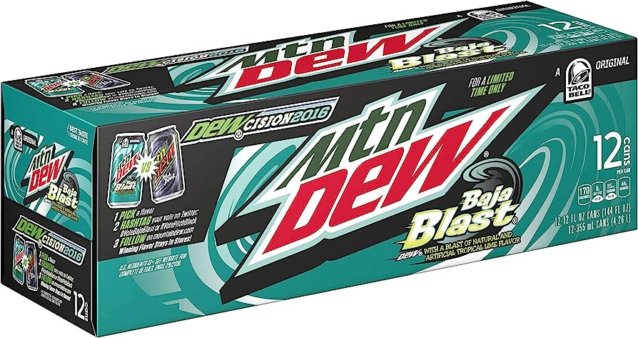 Mountain Dew Baja Blast 355ml