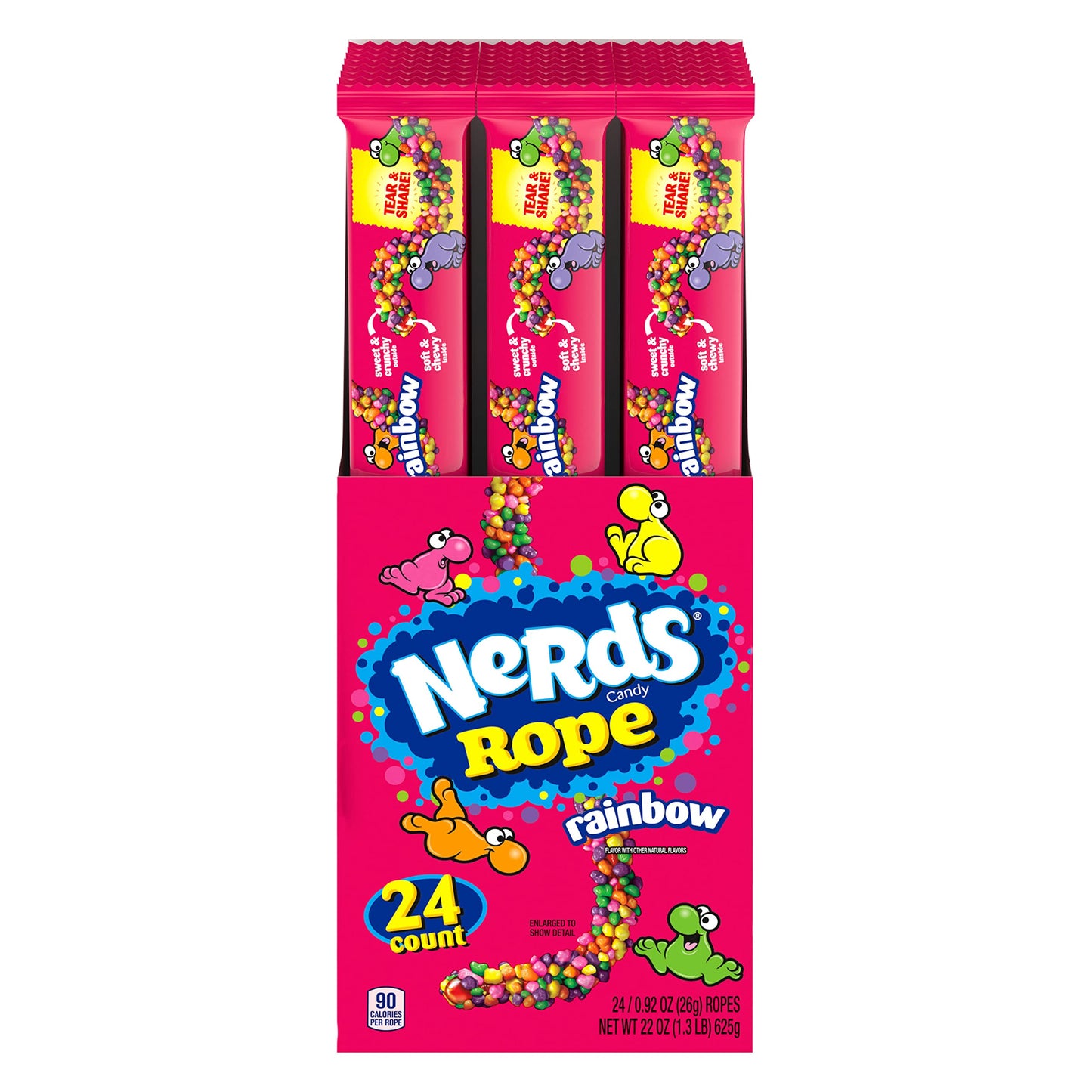 Wonka Nerds Ropes Rainbow