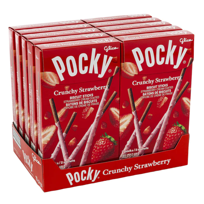 Glico Pocky Crunchy Strawberry 51g