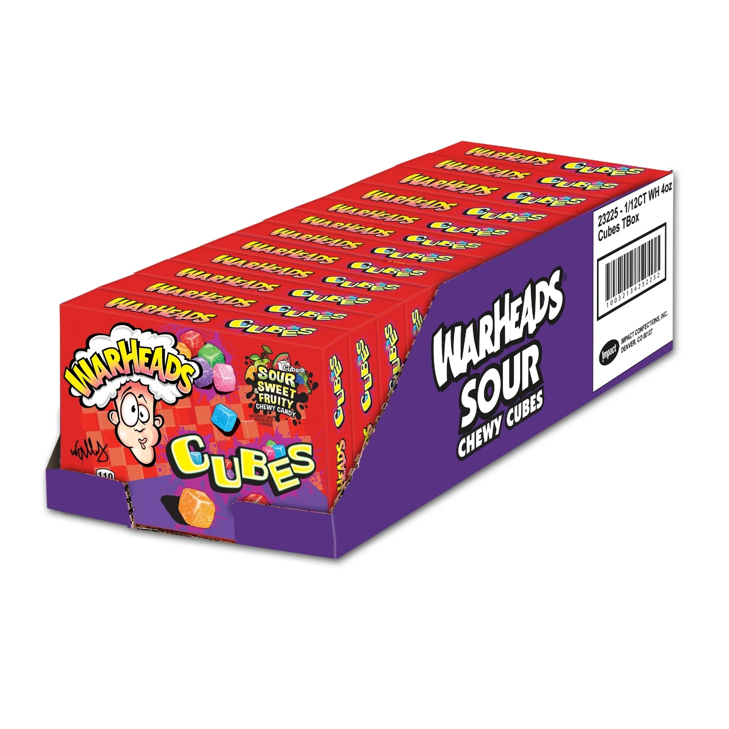 Warheads Theater Box Chewy Cubes 113g