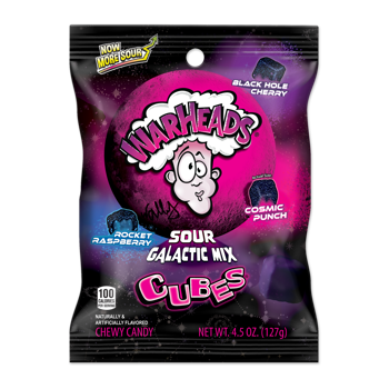 Warheads Galactic Cubes 127 g x 12