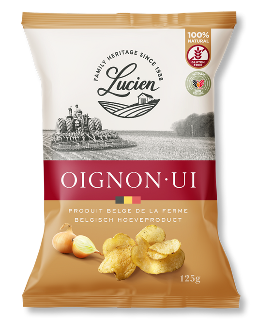 Lucien Onion Chips 125g x 10